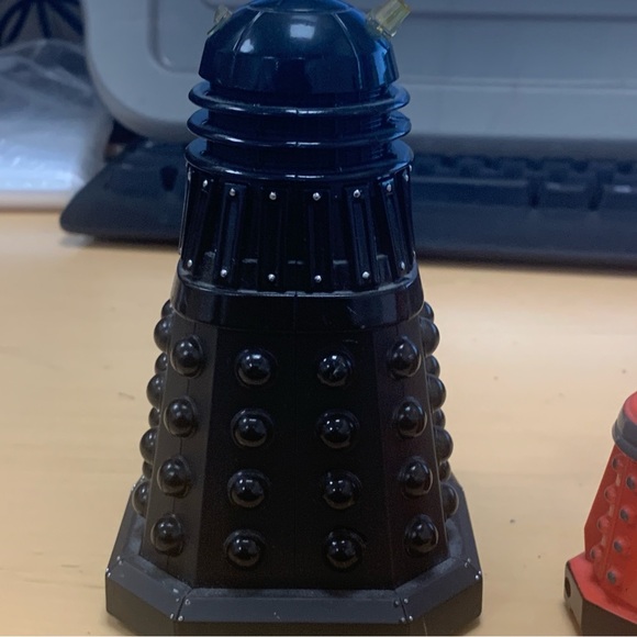 Doctor Dr Who Dalek Image BBC Terry Nation 1963 Action Figure ,Black 5”  Red 3” - Picture 8 of 14